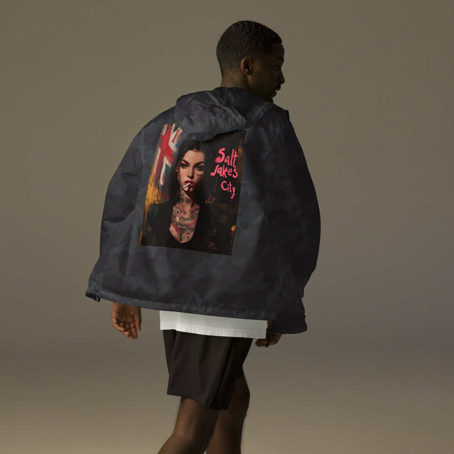 Poster windbreaker